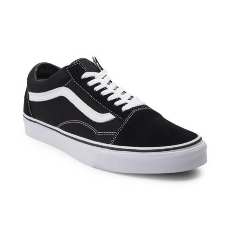 Vans Old Skool Skate Shoe In Black