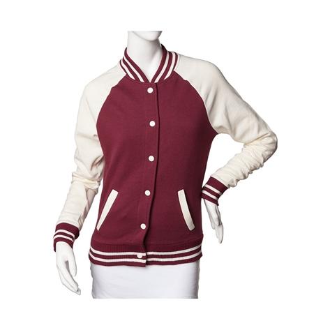 Womens Varsity Fleece Jacket
