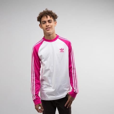 Mens Adidas 3-stripes Long Sleeve Tee