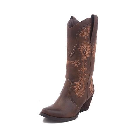 Womens Very Volatile Rosebud Western Boot