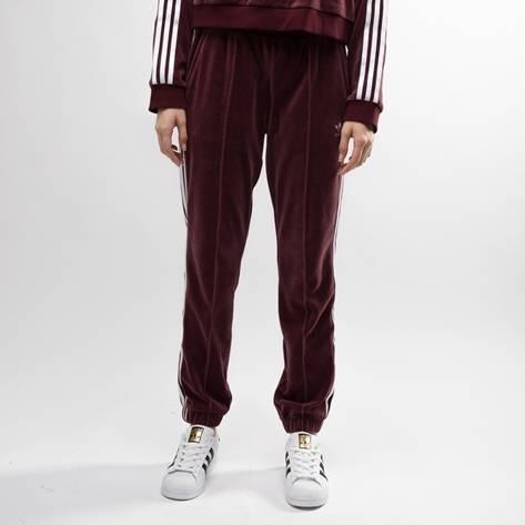 Womens Adidas 3-stripes Velvet Track Pants