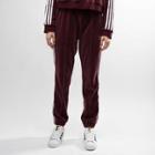 Womens Adidas 3-stripes Velvet Track Pants