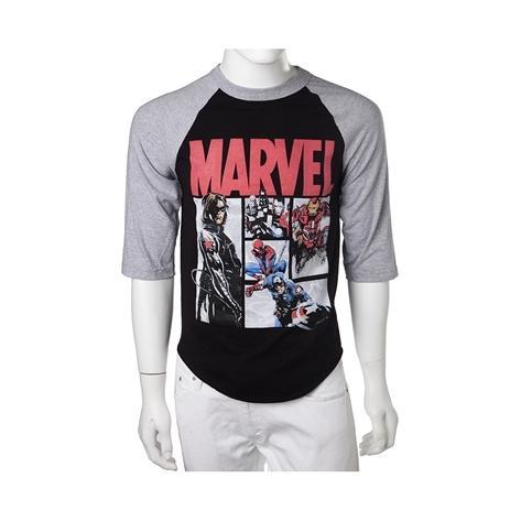 Mens Marvel Hero Raglan Tee