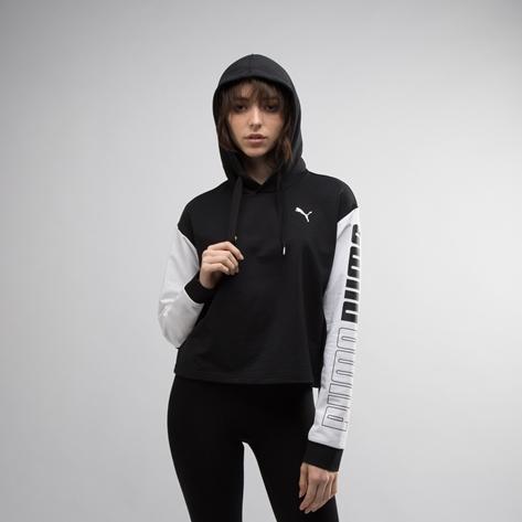 Womens Puma Cropped Hoodie