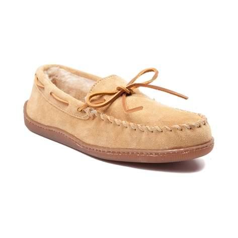 Mens Minnetonka Pile Lined Hardsole Slipper