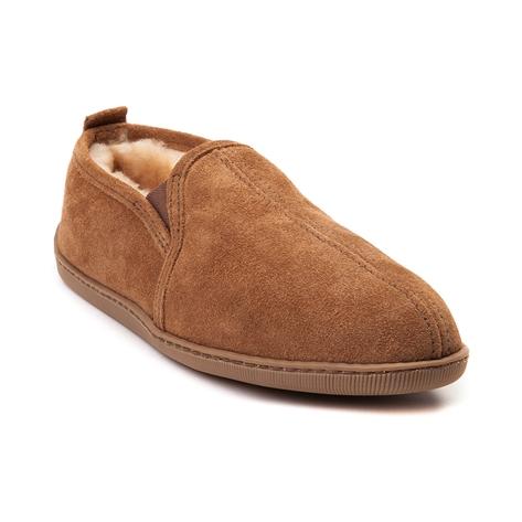 Mens Minnetonka Twin Gore Sheepskin Slipper