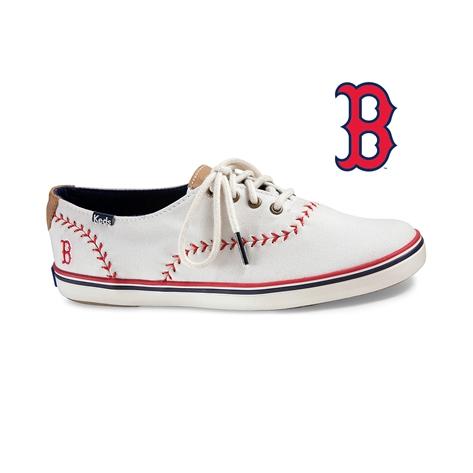 Womens Keds Champion Mlb Pennant Red Sox&trade; Casual Shoe