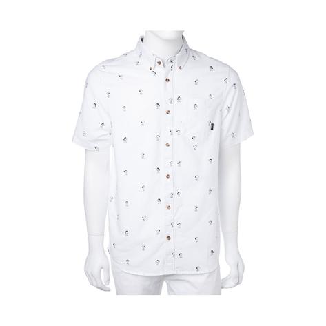 Mens Vans Snoopy Button Up Shirt