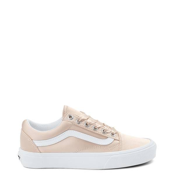 Blush Pink Vans Old Skool Satin Skate Shoe