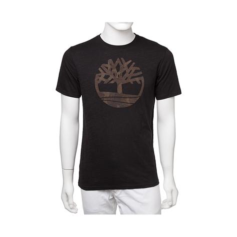 Mens Timberland Kennebec River Camo Tree Logo Tee