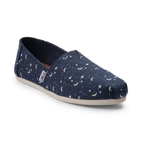 Womens Toms Moon & Stars Alpargata Casual Shoe