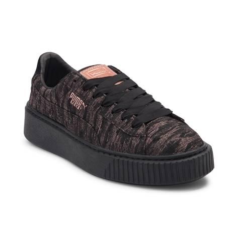 Womens Puma Basket Platform Athletic Shoe