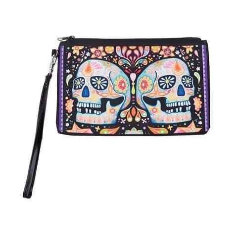 Sugar Skull Wristlet