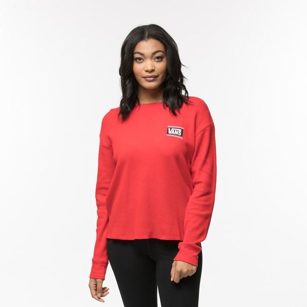 Womens Vans Stand Down Cropped Long Sleeve Tee