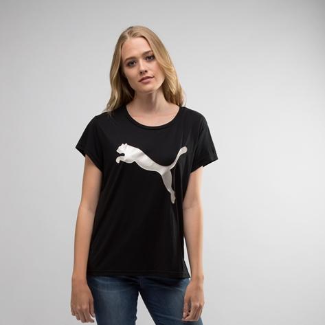 Womens Puma Logo Boxy Tee