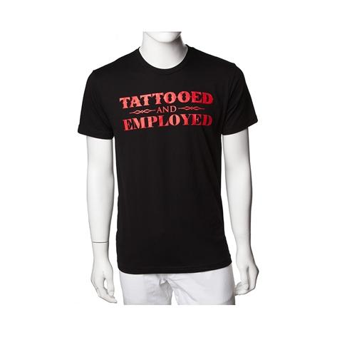 Mens Steadfast Tattooed & Employed Tee
