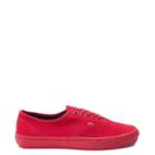 All Red Vans Authentic Skate Shoe