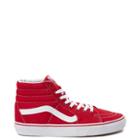 Red Vans Sk8 Hi Skate Shoe