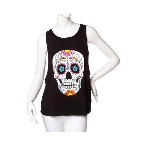 Womens Sugar Skull Tank