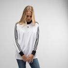Womens Adidas 3-stripes Long Sleeve Crew Tee