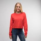 Womens Vans Classic Chex Cropped Long Sleeve Tee