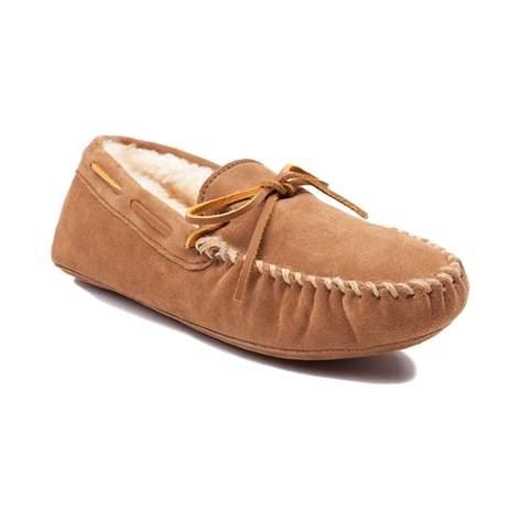 Mens Minnetonka Sheepskin Softsole Moccasin Slipper