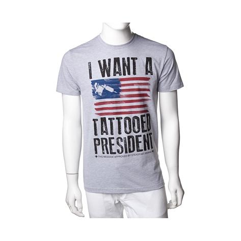 Mens Steadfast Tattooed President Tee