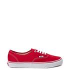 Red Vans Authentic Skate Shoe