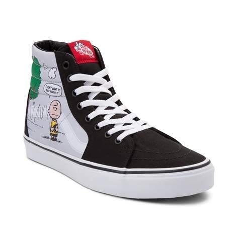 Vans Sk8 Hi Peanuts Charlie Kite Skate Shoe