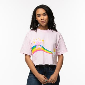 Womens Care Bears Crop Tee