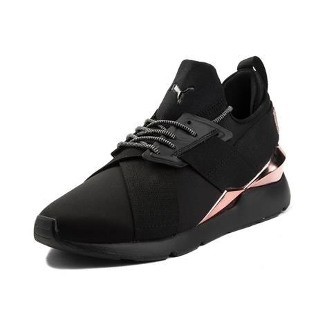 Womens Puma Muse Metal Athletic Shoe