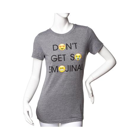 Womens Don't Be So Emojinal Tee