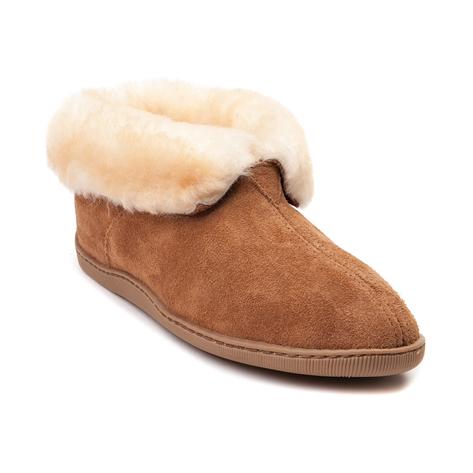 Mens Minnetonka Sheepskin Ankle Boot