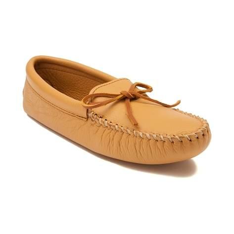 Mens Minnetonka Double Deerskin Softsole Slipper