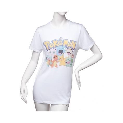 Womens Pokemon Group Crew Tee