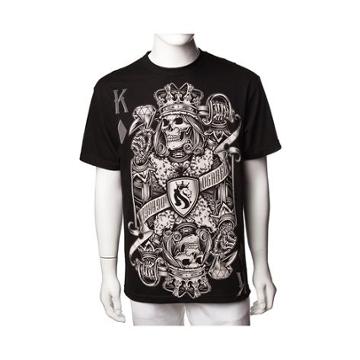 Mens Og Abel King Of Diamonds Card Screen Tee
