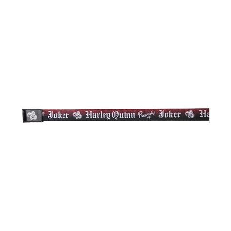Dc Comics Harley Quinn And Joker Belt