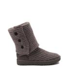 Womens Ugg Classic Cardy Knit Boot In Gray