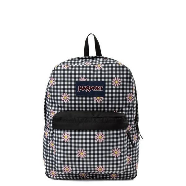 Jansport Superbreak Gingham Daisy Backpack