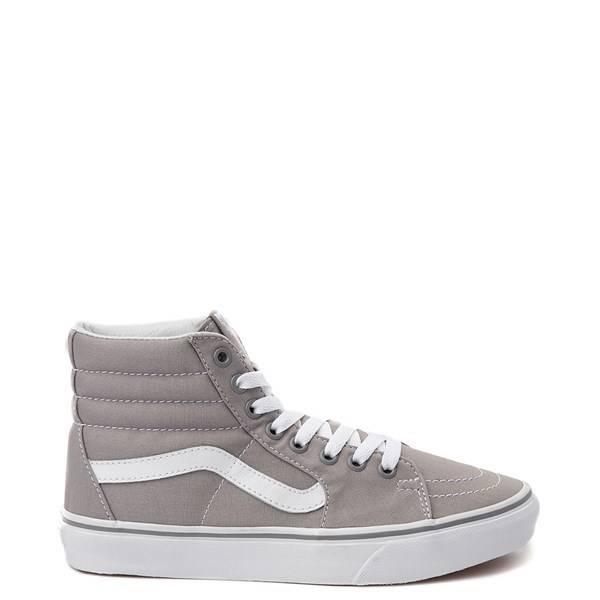Light Gray Vans Sk8 Hi Skate Shoe