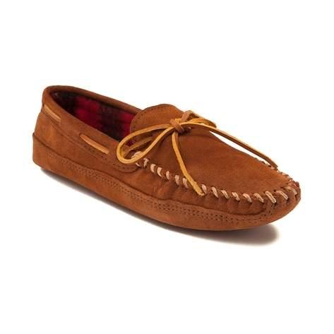 Mens Minnetonka Double Bottom Fleece Slipper