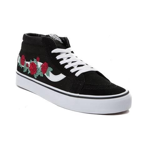 Vans Sk8 Mid Rose Skate Shoe