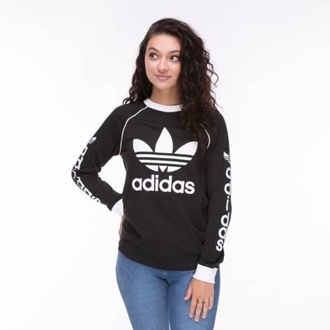 Womens Adidas Trefoil Long Sleeve Tee