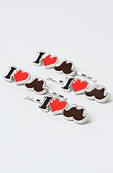 Loungefly:the Mustache Hair Bobby Pins, Accessories For Women