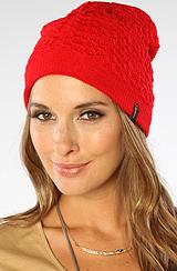 Brixton:the Florence Beanie In Dark Red, Hats For Women