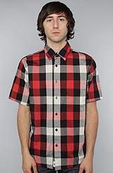 Know1edge:The Rickk S/S Buttodown Shirt in Red Plaids, Buttondown Shirts for Men