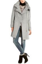 Karen Millen Signature Modern Tailored Coat Grey