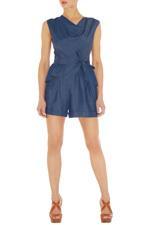 Karen Millen Tencel Denim Romper