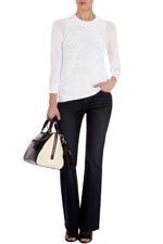 Karen Millen Dark Denim Neat Flare Jean