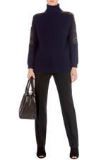 Karen Millen Limited Edition - Tuxedo Suit Trouser Black